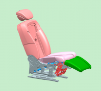 汽车座椅扫描建模